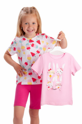Комплект для дівчаток з 2-х футболок